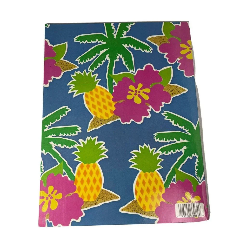 Rooster Tail Vintage 1987 Mead Portfolio To Pocket No Holes School Folder Tropic